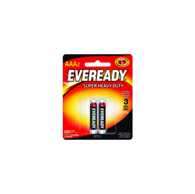 Eveready AAA Super heavy duty batteries eveready (039800052636)